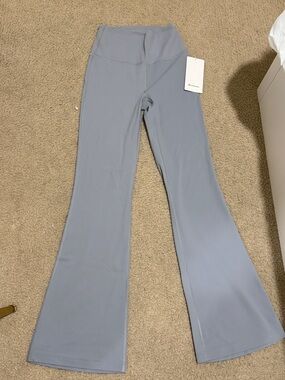 NWT Lululemon Groove High-Rise Flare Leggings in Rhino Grey Size 6